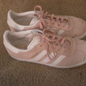 Pink and White Adidas